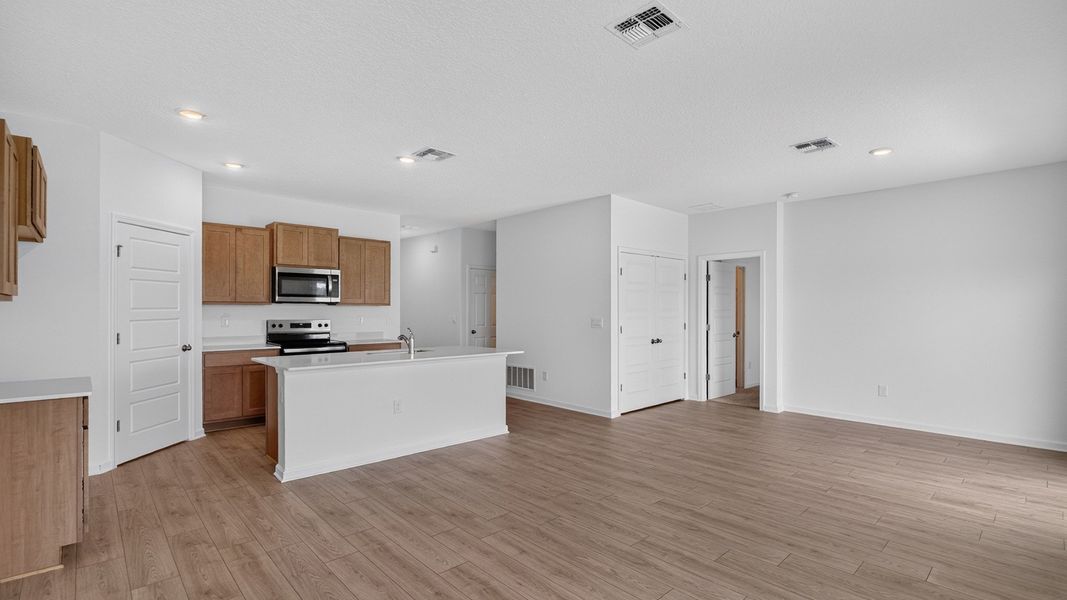 Furnished interior view inside a new home in American Village, Palm Coast (Image 6).