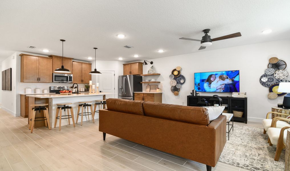 Representative furnished interior of a home built from the Goldenrod II by K. Hovnanian® Homes in Aspire at Citrus Springs, Citrus Springs (Image 11).