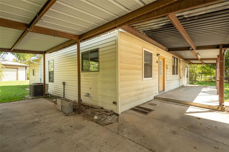 View of patio / terrace with cooling unit