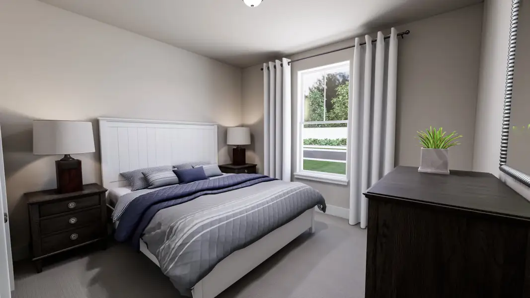 Representative furnished interior of a home built from the Brayden by Tri Pointe Homes in Somerset Park, Rockwall (Image 12).