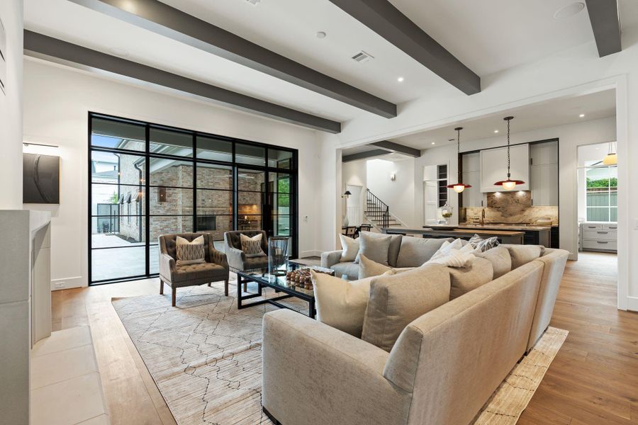 Furnished interior view inside a new home in , Houston (Image 36).