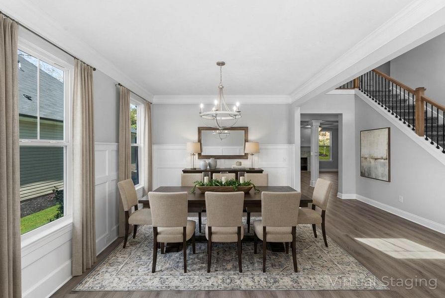 Furnished interior view inside a new home in Forrest Bluff, North Augusta (Image 6). Furnished interior view inside a new home in Forrest Bluff, North Augusta (Image 6).