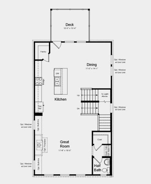 2D floor plan layout of this home in Auburn Glen, Dacula, GA (Image 3).