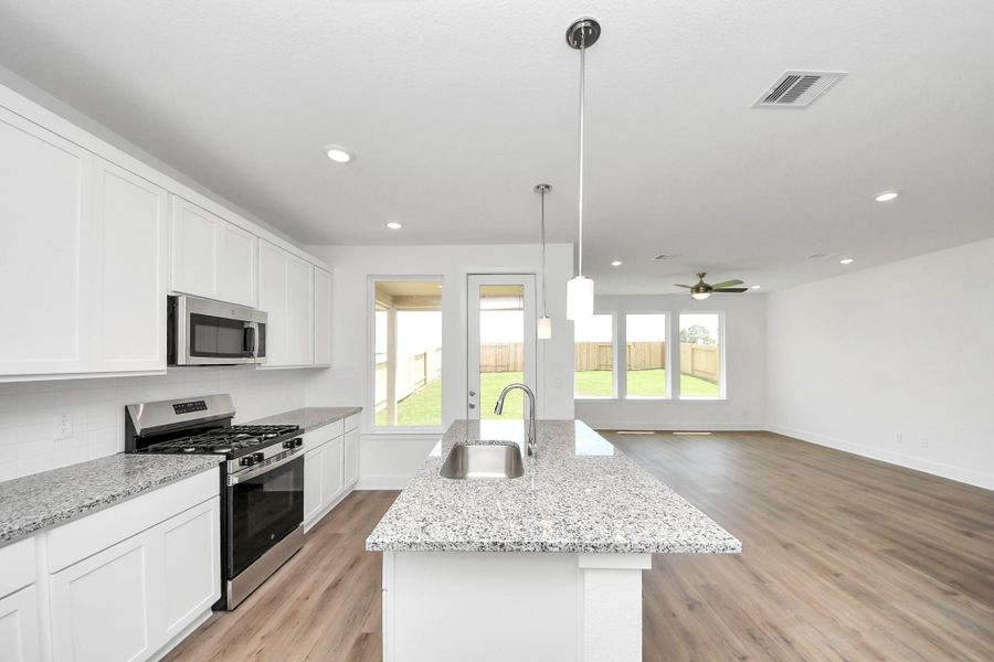 Furnished interior view inside a new home in The Canopies, Splendora (Image 10). Furnished interior view inside a new home in The Canopies, Splendora (Image 10).