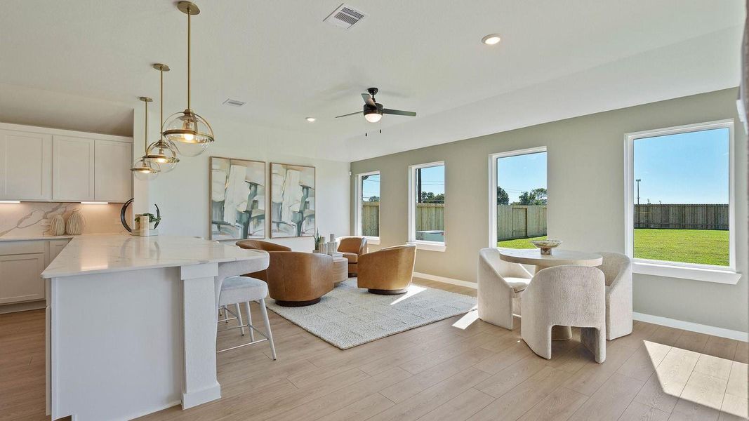 Furnished interior view inside a new home in Riverside Estates, Mont Belvieu (Image 16).