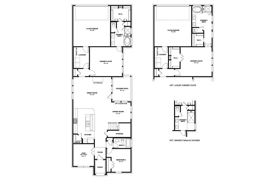 Explore luxury living with this architecturally refined home design showcasing 4 – 5 beds and 3 – 4 baths.