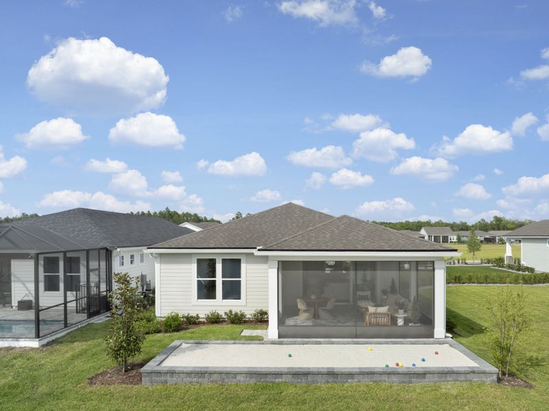 Representative exterior photo of a completed home built from the Cayman by Mattamy Homes in RiverTown - WaterSong, St. Johns, FL (Image 18). Representative exterior photo of a completed home built from the Cayman by Mattamy Homes in RiverTown - WaterSong, St. Johns, FL (Image 18).