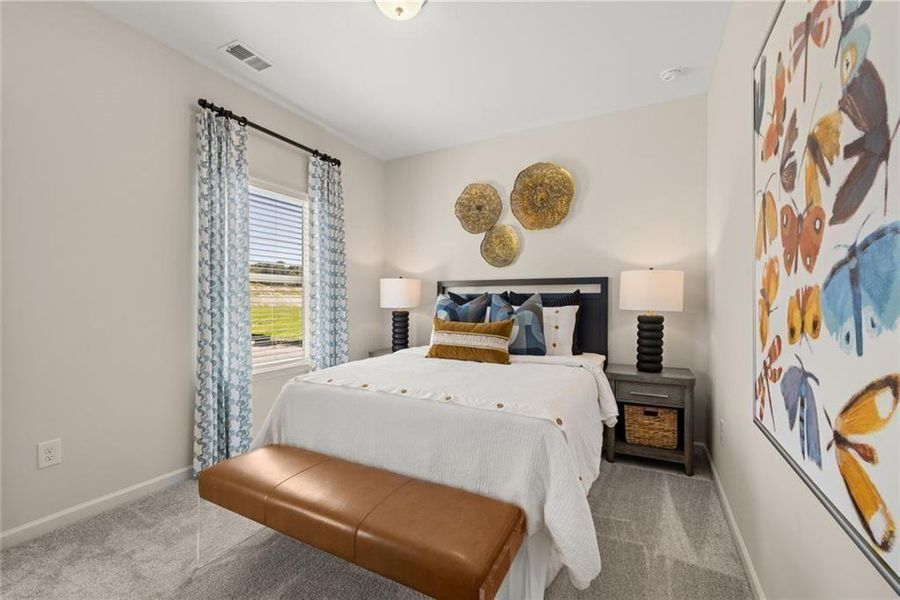 Furnished interior view inside a new home in Summerfield Place, Carrollton (Image 46). Furnished interior view inside a new home in Summerfield Place, Carrollton (Image 46).