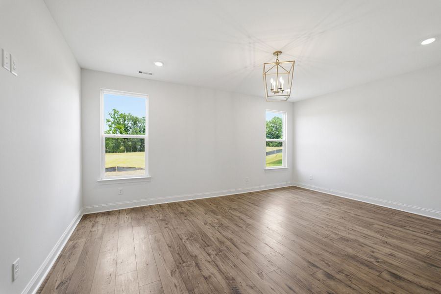 Spacious, unfurnished interior of a new home in Dorris Farm, White House (Image 38).