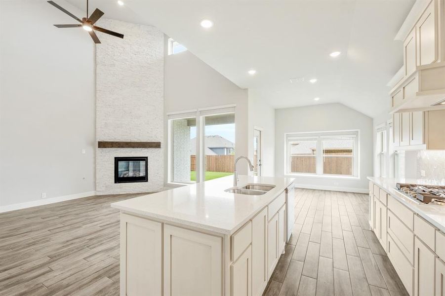 Furnished interior view inside a new home in Homestead at Daniel Farms Phase 2, DeSoto (Image 10). Furnished interior view inside a new home in Homestead at Daniel Farms Phase 2, DeSoto (Image 10).