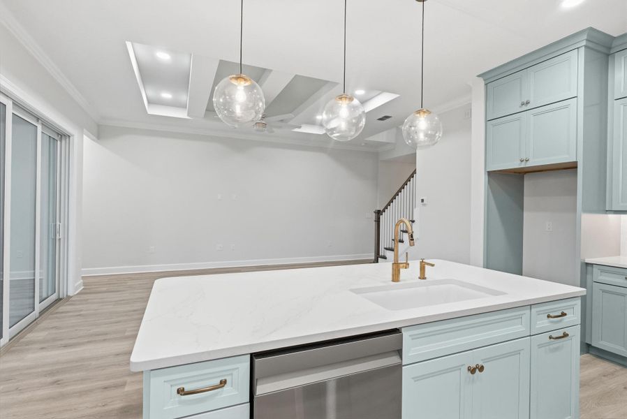 Furnished interior view inside a new home in Beachview Cove, Ormond Beach (Image 12).