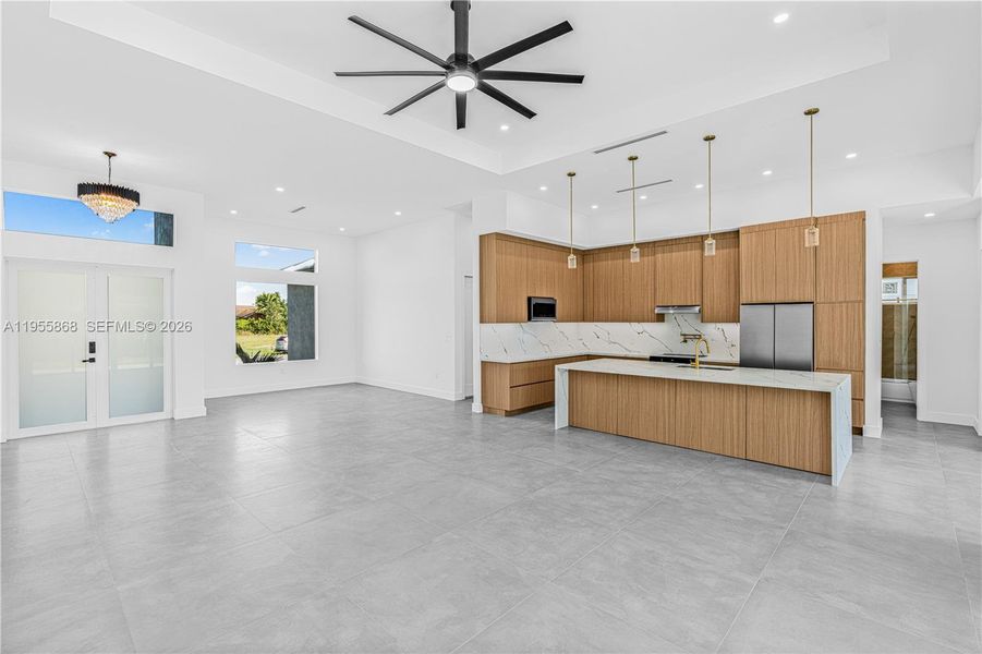 Furnished interior view inside a new home in , Cape Coral (Image 13). Furnished interior view inside a new home in , Cape Coral (Image 13).