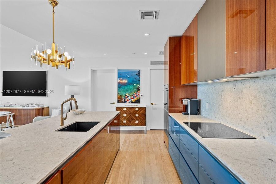 Furnished interior view inside a new home in , Miami (Image 5).