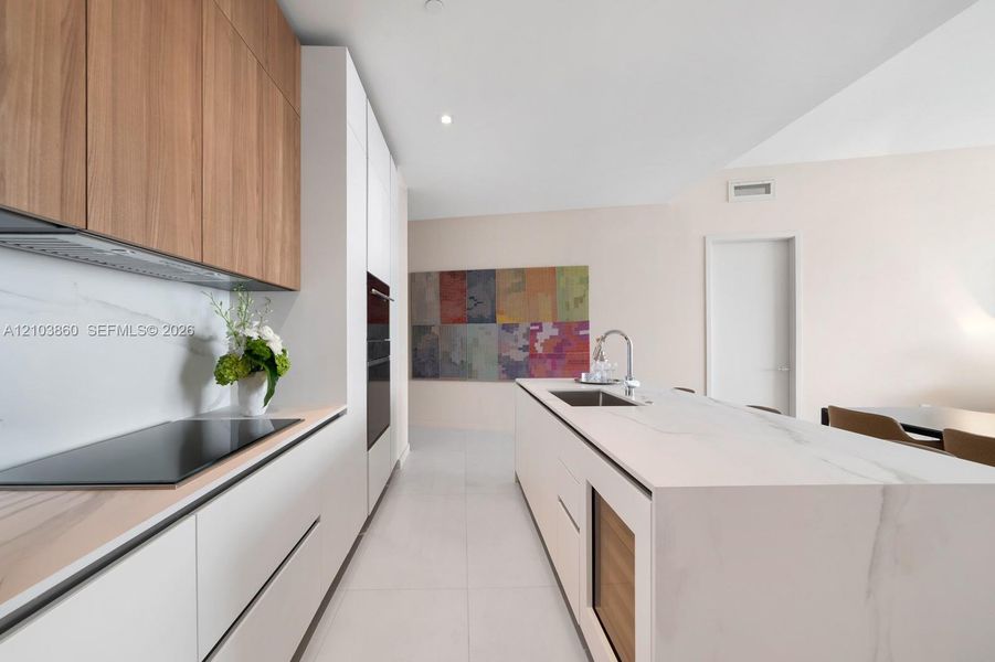 Furnished interior view inside a new home in , Miami (Image 27).