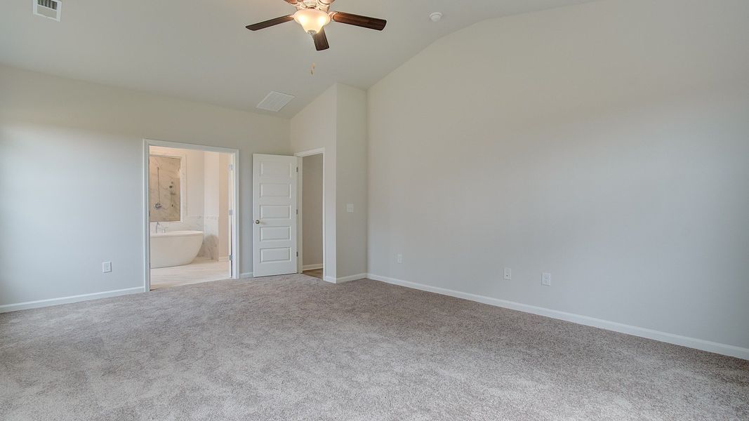 Representative furnished interior of a home built from the Henry II by DRB Homes in Grandview at Millers Mill, Stockbridge (Image 17).