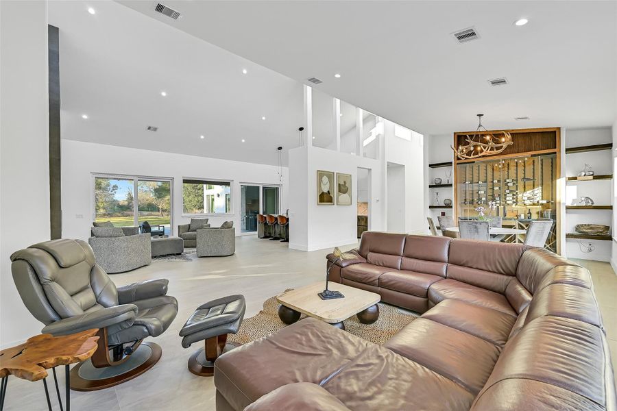 Furnished interior view inside a new home in , Manvel (Image 9).