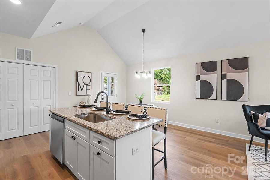 Furnished interior view inside a new home in , Spencer (Image 10).