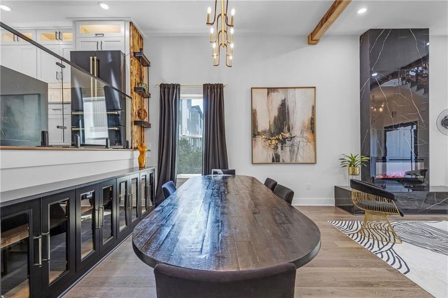 Furnished interior view inside a new home in , Atlanta (Image 38).