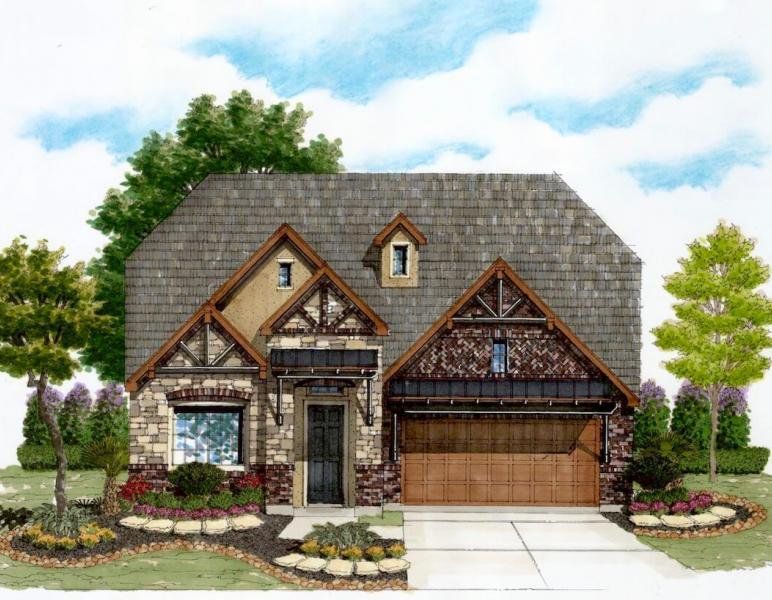 Representative rendering of the exterior for the 2632 by Texas Homes (Image 6). Representative rendering of the exterior for the 2632 by Texas Homes (Image 6).