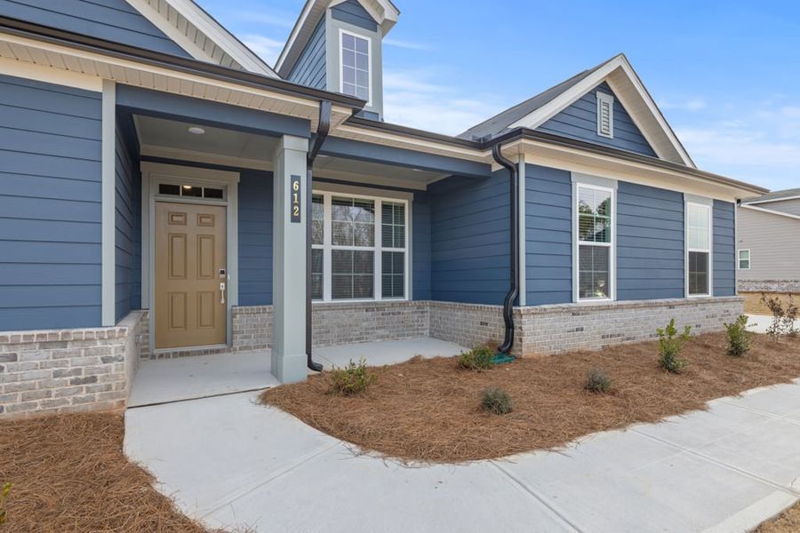 Representative exterior details of a home built from the River Birch by Century Communities in Oakhurst Manor, McDonough (Image 3). Representative exterior details of a home built from the River Birch by Century Communities in Oakhurst Manor, McDonough (Image 3).