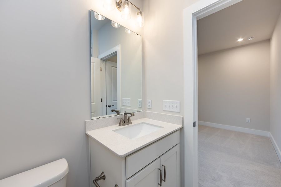 Furnished interior view inside a new home in Context at Oakhurst, Charlotte (Image 12).