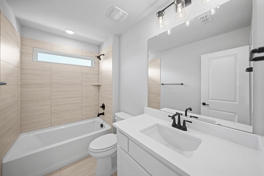 Furnished interior view inside a new home in Fields - 40' Lots, Frisco (Image 13). Furnished interior view inside a new home in Fields - 40' Lots, Frisco (Image 13).