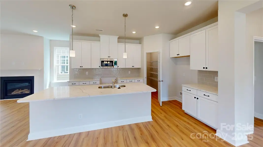 Furnished interior view inside a new home in Edgewood Preserve, Huntersville (Image 3).