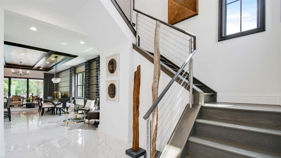 Furnished interior view inside a new home in Artistry Palm Beach, Palm Beach (Image 22).