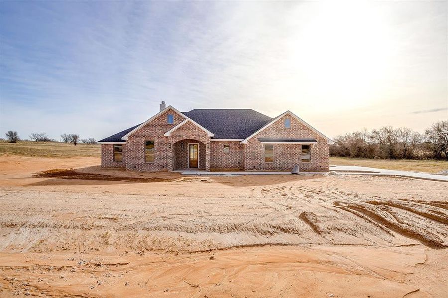 In-progress construction of a new home in , Poolville, TX (Image 10).
