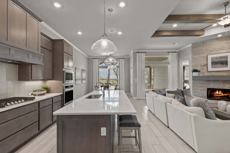 Representative furnished interior of a home built from the The Garner A by Davidson Homes LLC in The Reserve at Potranco Oaks, Castroville (Image 13).