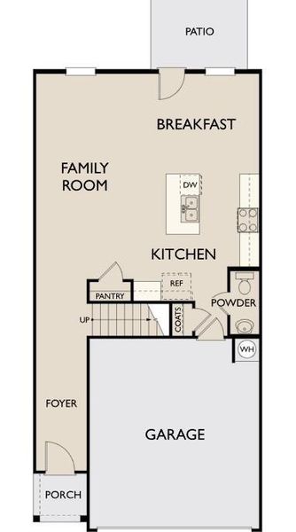 2D floor plan layout of this home in Leydenview, Mableton, GA (Image 4).