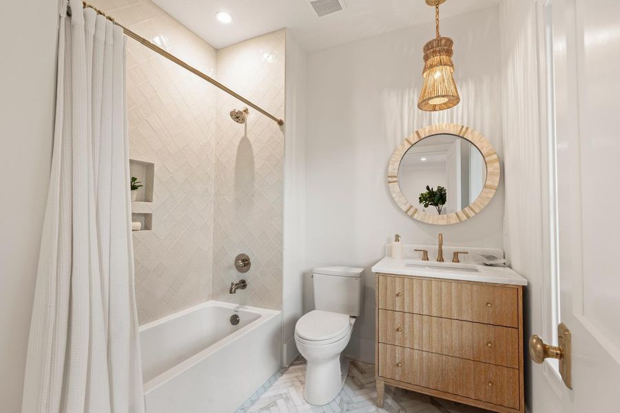 Furnished interior view inside a new home in , Mount Pleasant (Image 18).