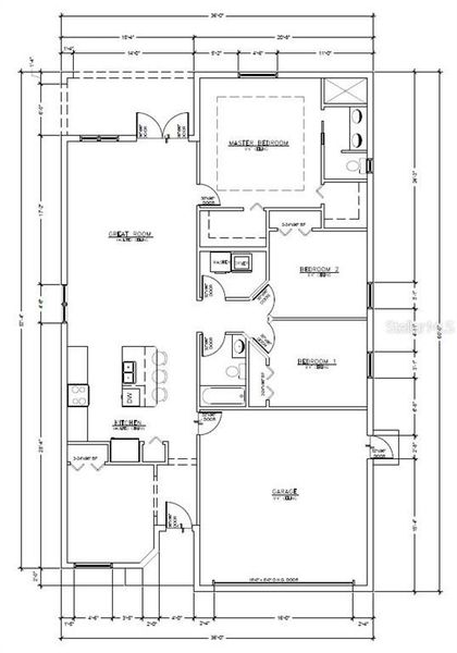 2D floor plan layout of this home in , Tampa, FL (Image 4).