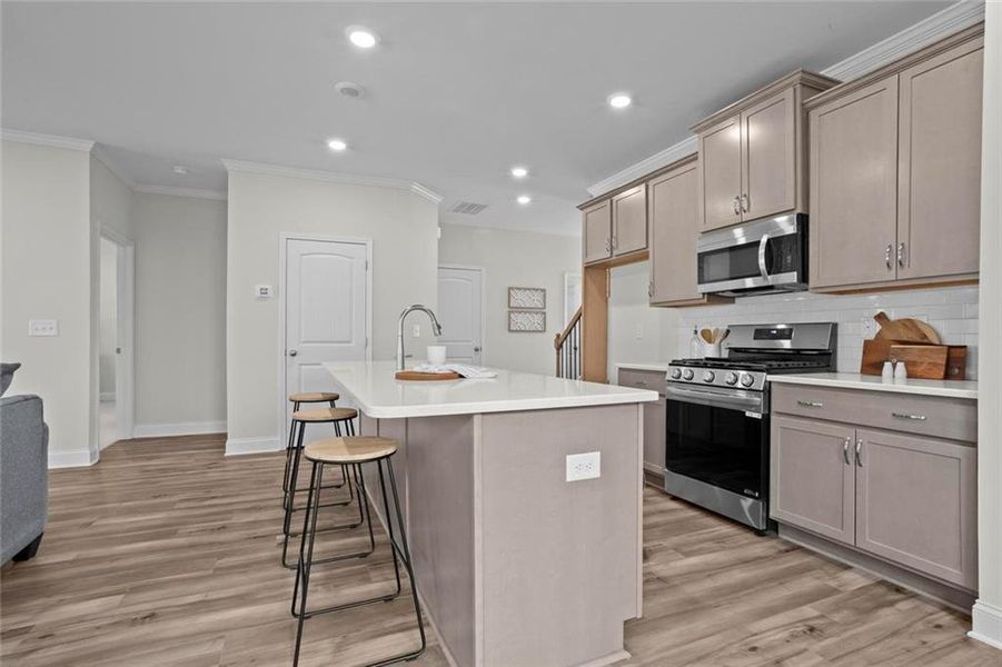 Furnished interior view inside a new home in Stratford at NatureWalk, Dallas (Image 33).