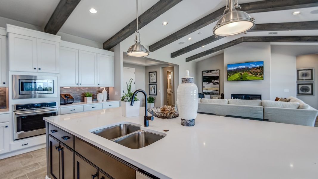 Furnished interior view inside a new home in Elegance at Eastmark, Mesa (Image 29).
