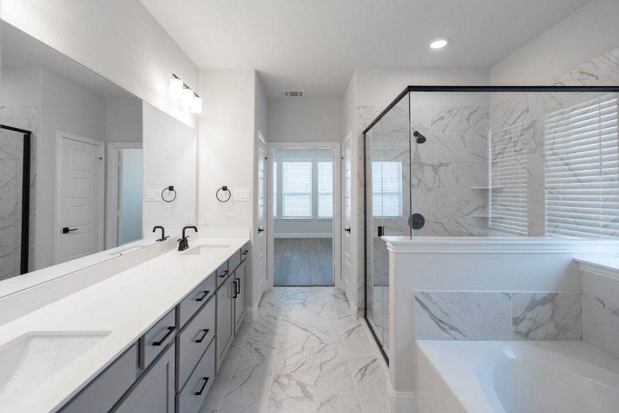Furnished interior view inside a new home in Valencia on the Lake, Little Elm (Image 7).
