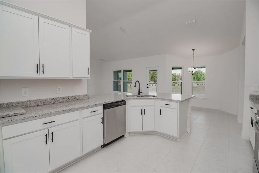 Furnished interior view inside a new home in Hickory Ridge Estates, Lake Wales (Image 7).