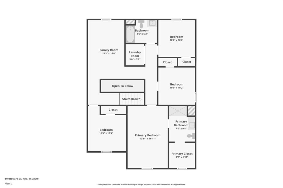 2D floor plan layout of this home in Bollinger, Maxwell, TX (Image 5). 2D floor plan layout of this home in Bollinger, Maxwell, TX (Image 5).