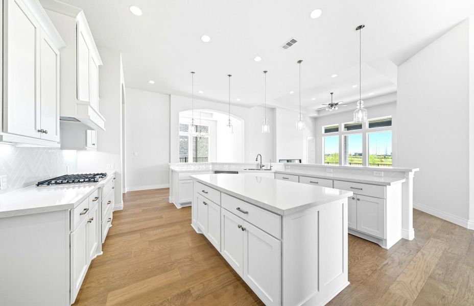 Furnished interior view inside a new home in Bridgeland 60′, Cypress (Image 14).