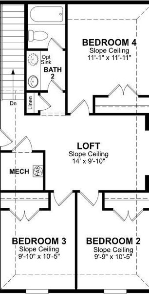 Beazer Homes Wildcat Ranch Berkshire plan