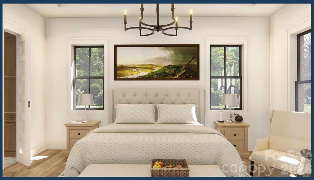 Furnished interior view inside a new home in , Marshville (Image 27).