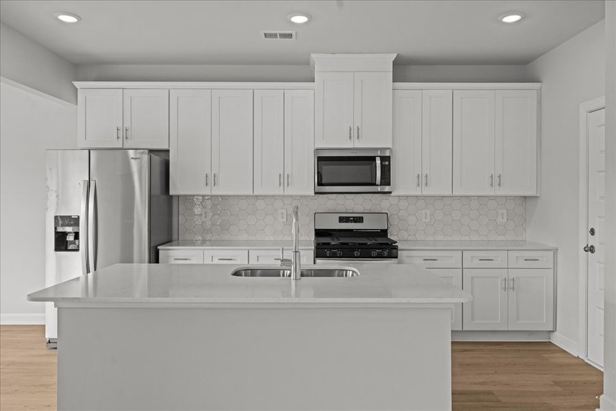 Furnished interior view inside a new home in Pleasant Brook, Piedmont (Image 3). Furnished interior view inside a new home in Pleasant Brook, Piedmont (Image 3).