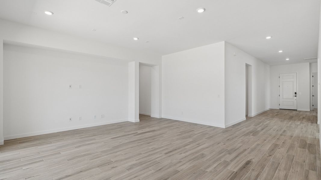 Representative unfurnished interior of a home built from the Willow by D.R. Horton in The Ridge at Stone Butte, Phoenix (Image 36). Representative unfurnished interior of a home built from the Willow by D.R. Horton in The Ridge at Stone Butte, Phoenix (Image 36).