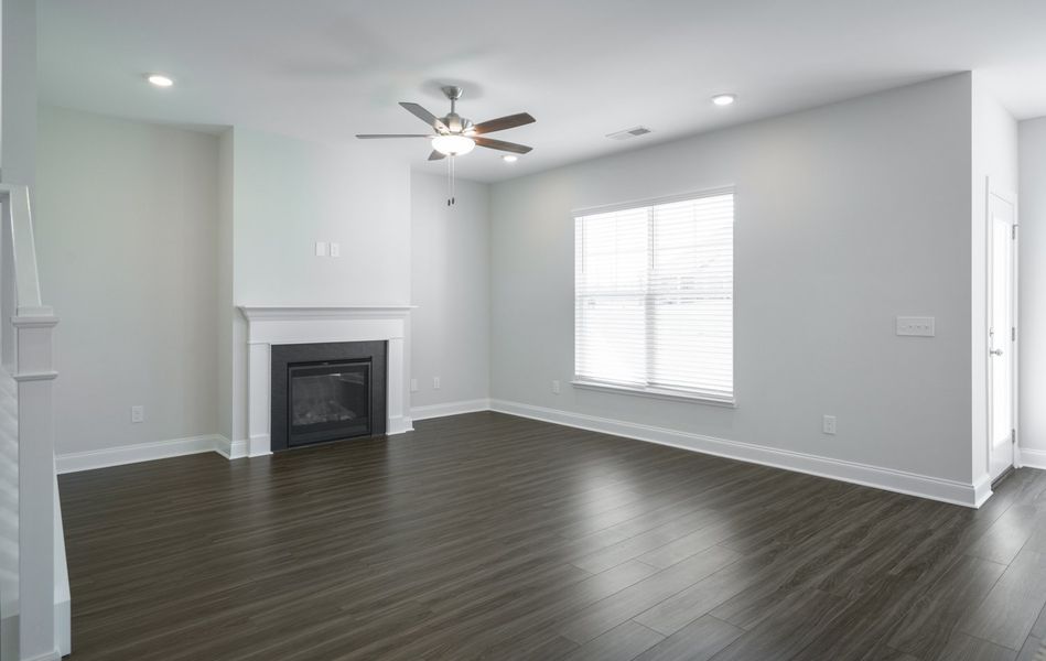 Representative unfurnished interior of a home built from the The Calle by Cothran Homes in Holly Ridge, Greenville (Image 15). Representative unfurnished interior of a home built from the The Calle by Cothran Homes in Holly Ridge, Greenville (Image 15).