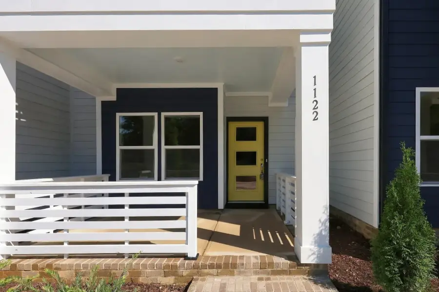 Exterior details and patio area of a home in Allen Park, Raleigh (Image 3).