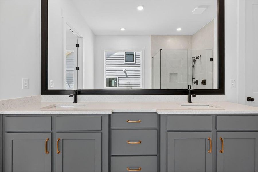 Furnished interior in a model home at Livingstone Park in Kennesaw (Image 6).