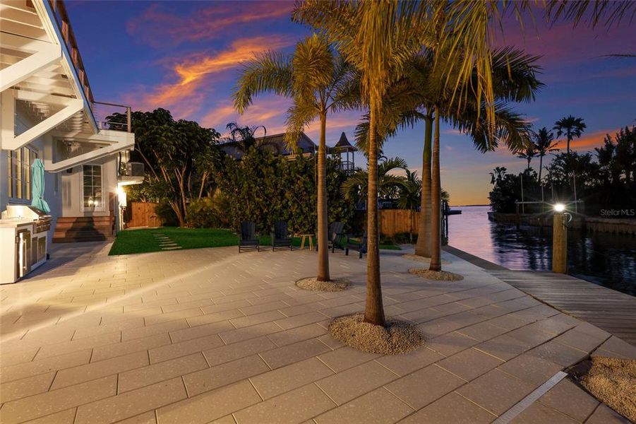 Exterior details and patio area of a home in , Bradenton Beach (Image 3).
