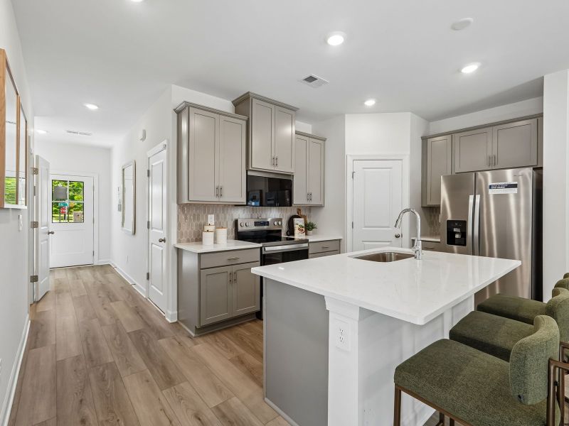 Furnished interior view inside a new home in Hawkins Meadows, Spencer (Image 8).