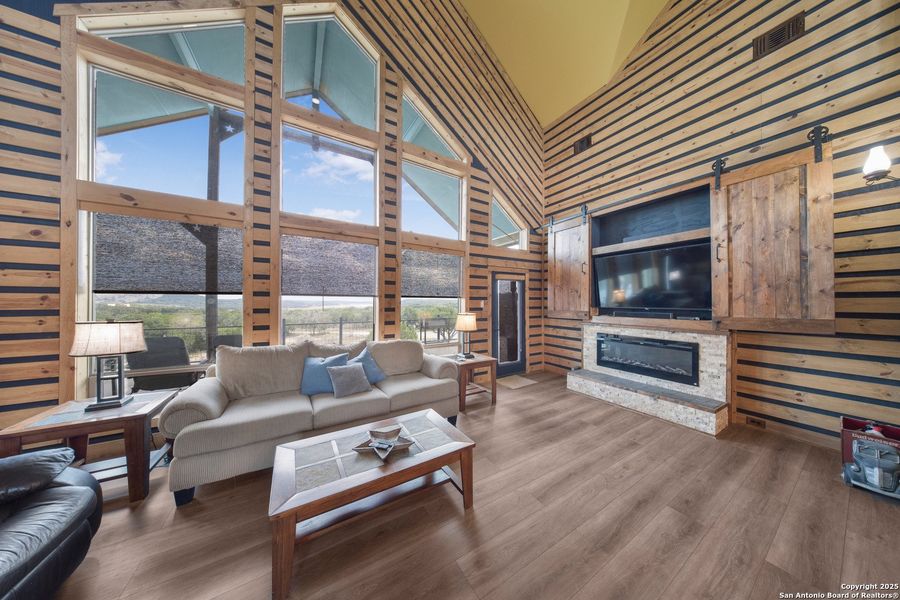 Furnished interior view inside a new home in , Lakehills (Image 3).