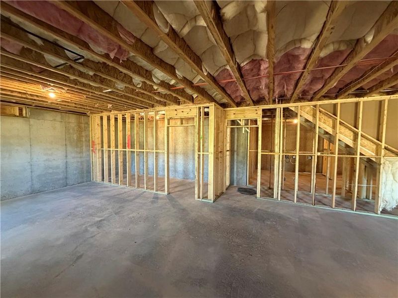 In-progress construction of a new home in Mallard’s Landing, Jefferson, GA (Image 41).